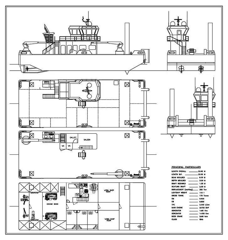 Schleppboot zu verkaufen