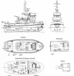Schleppboot zu verkaufen