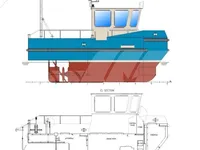 Schleppboot zu verkaufen
