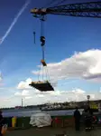 Kranboot zu verkaufen