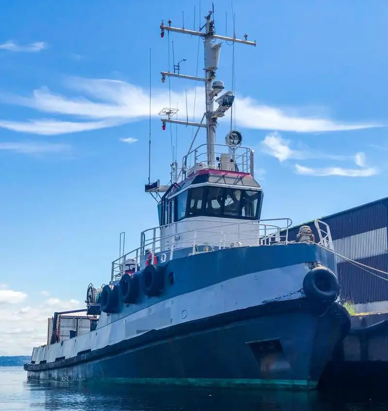 Schleppboot zu verkaufen