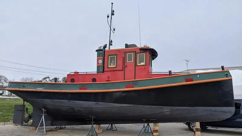 Schleppboot zu verkaufen