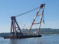 Kranboot zu verkaufen
