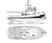 Schleppboot zu verkaufen