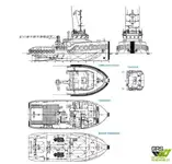 Schleppboot zu verkaufen