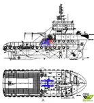 Schleppboot zu verkaufen